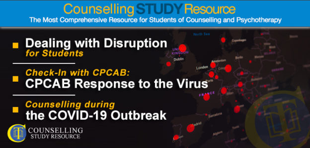 CT Podcast COVID Special ep 01 featured image - Topics Discussed: Dealing with disruption for students; CPCAB response to the virus; Different ways of counselling during the COVID-19 outbreak