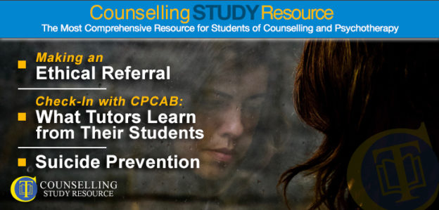 CT Podcast Ep 144 featured image – Suicide Prevention for Counsellors